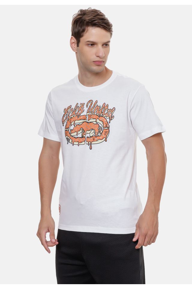 Camiseta-Ecko-Estampada-Branca