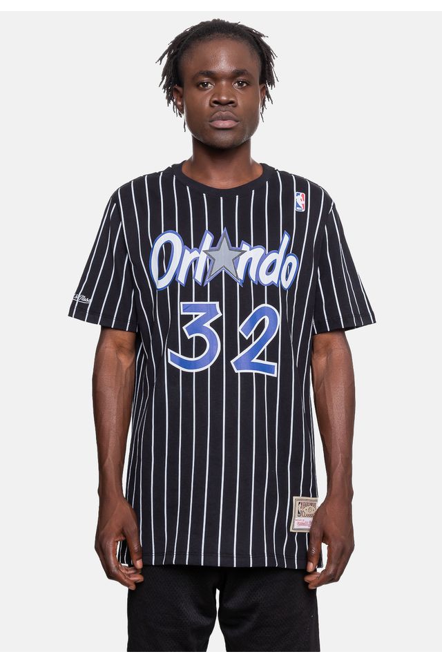 Camiseta-Mitchell---Ness-Shaquille-O-Neal-Preta