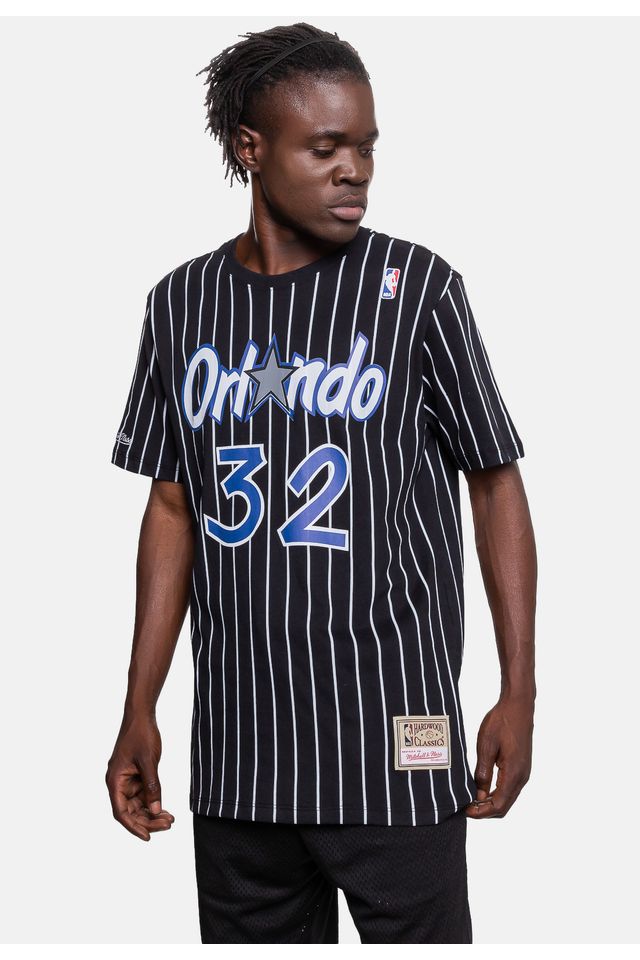 Camiseta-Mitchell---Ness-Shaquille-O-Neal-Preta
