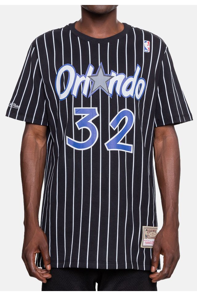 Camiseta-Mitchell---Ness-Shaquille-O-Neal-Preta