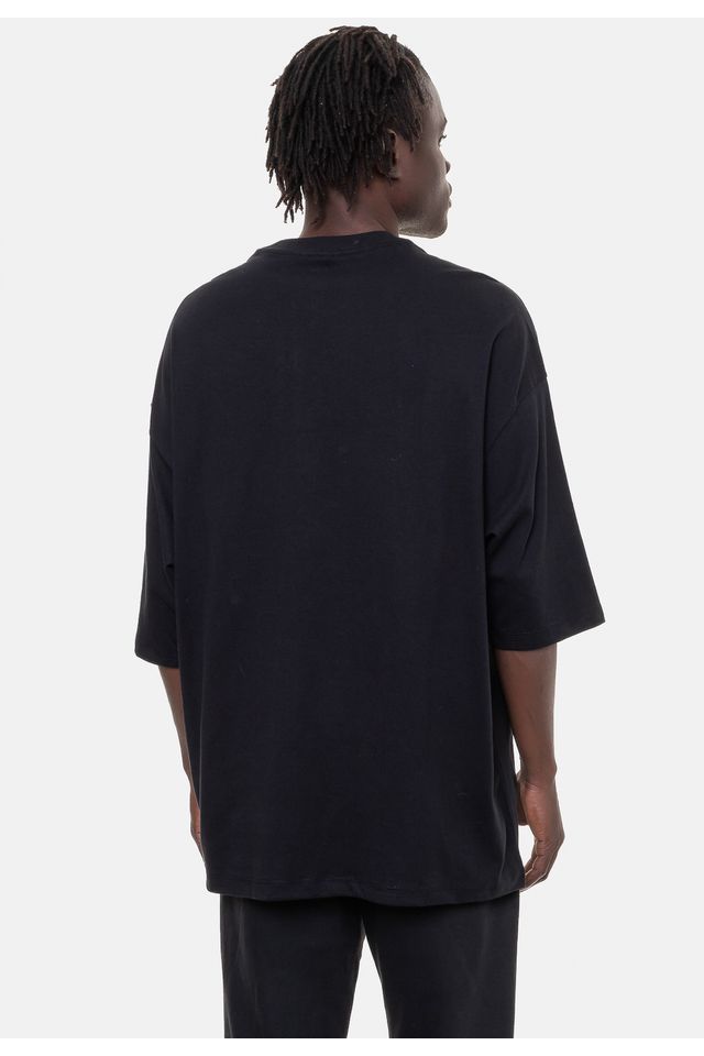 Camiseta-NBA-Embroidery-Preta