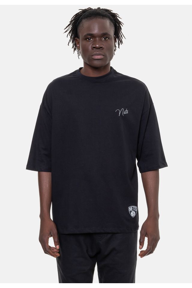 Camiseta-NBA-Bright-Sign-Preta