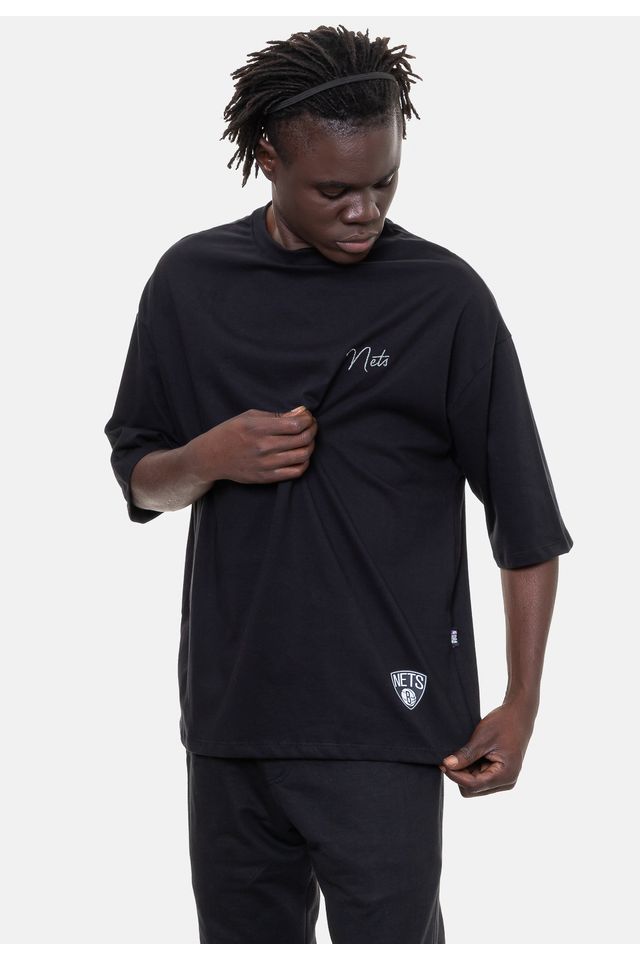 Camiseta-NBA-Bright-Sign-Preta