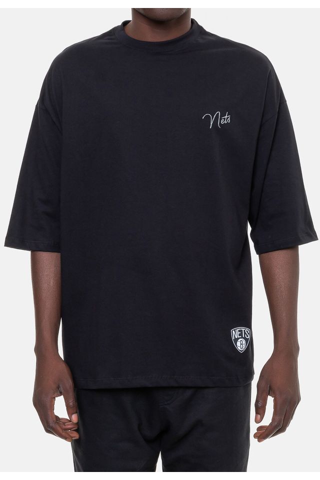 Camiseta-NBA-Bright-Sign-Preta