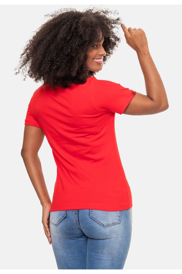 Camiseta-Ecko-Feminina-Estampada-Vermelha