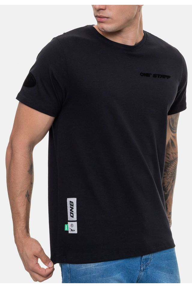 Camiseta-Onbongo-Masculina-Staff-Preta