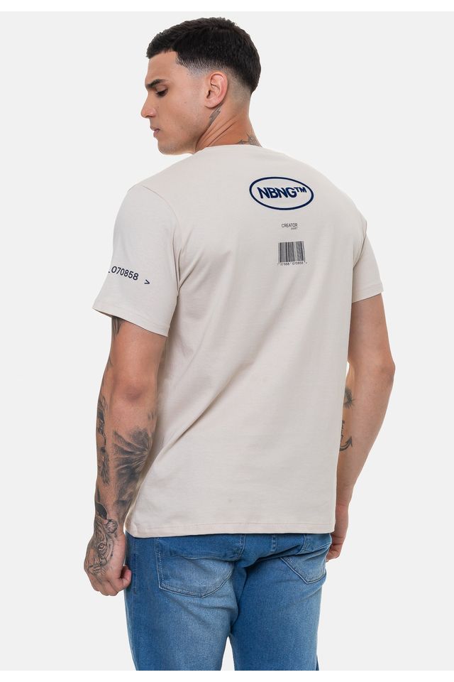 Camiseta-Onbongo-Masculina-Areia