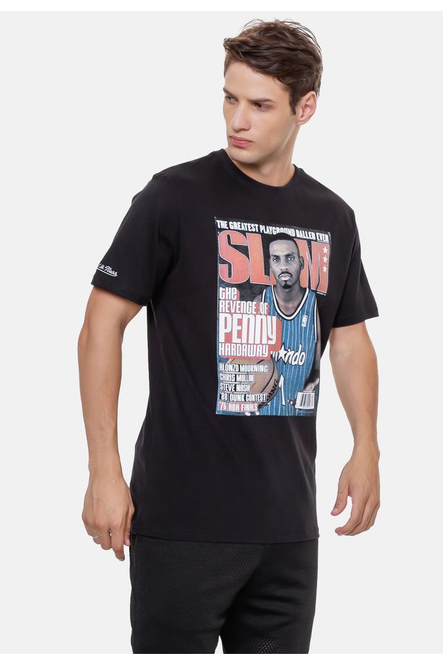 Camiseta-Mitchell---Ness-Slam-Penny-Hardaway-Preta