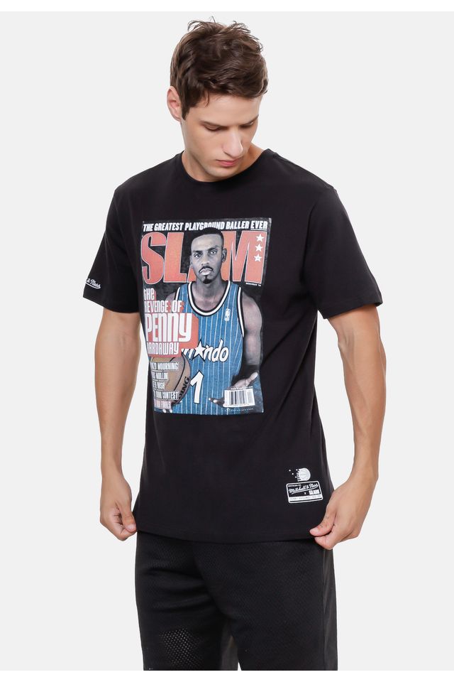 Camiseta-Mitchell---Ness-Slam-Penny-Hardaway-Preta
