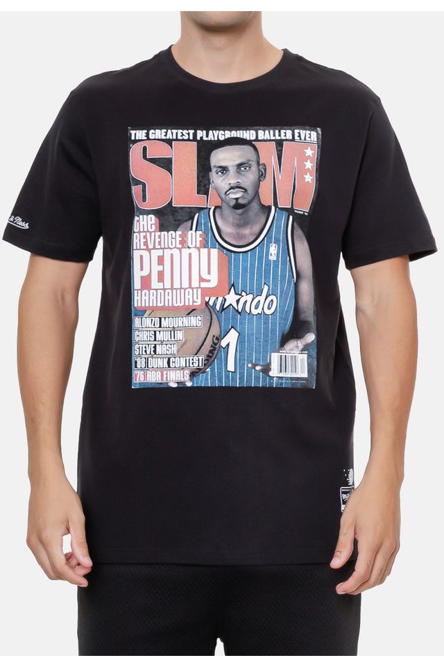 Camiseta-Mitchell---Ness-Slam-Penny-Hardaway-Preta