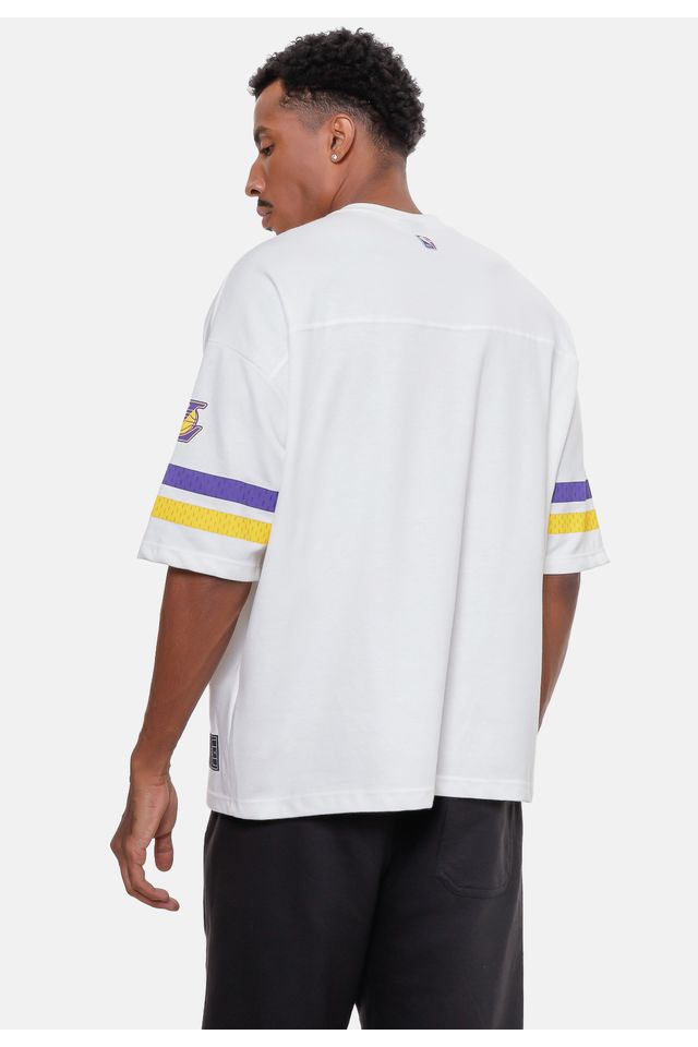 Camiseta-NBA-Oversize-Especial-Los-Angeles-Lakers-Off-White