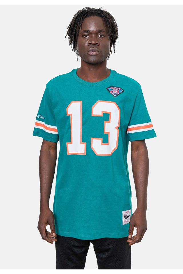 Camiseta-Mitchell---Ness-Especial-Miami-Dolphins-Verde