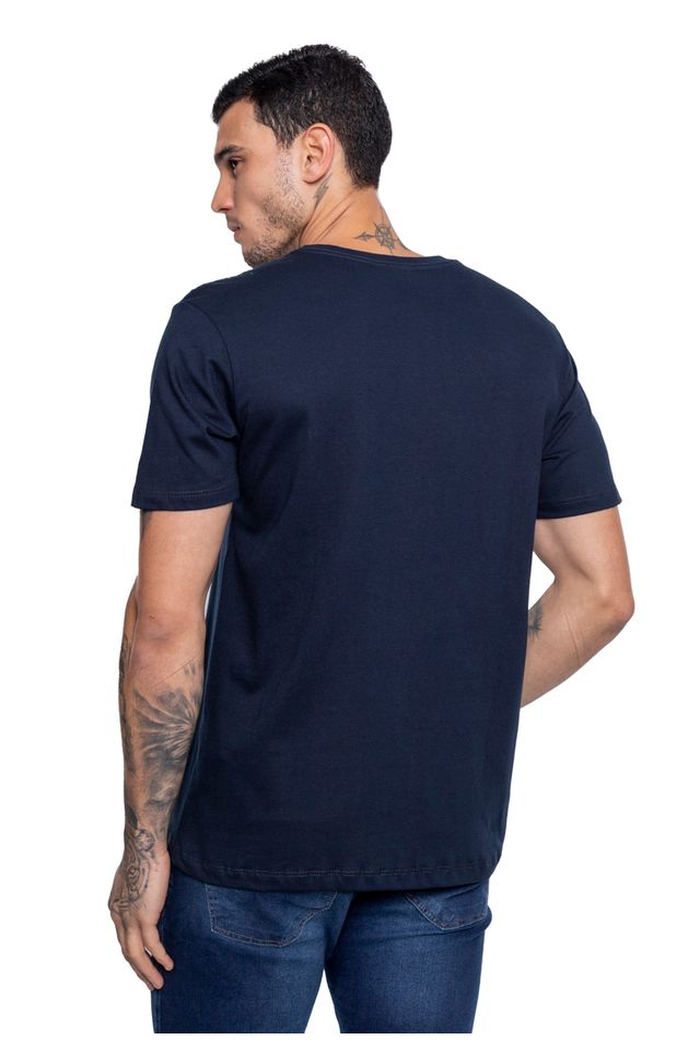 Camiseta-Ecko-Estampada-Azul-Marinho