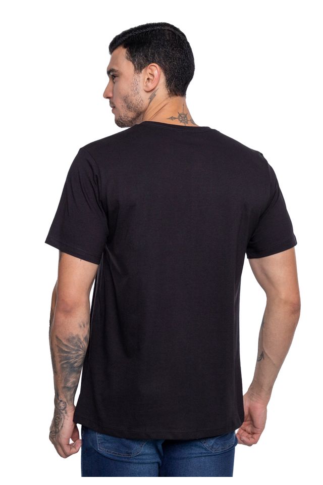 Camiseta-Ecko-Estampada-Preta