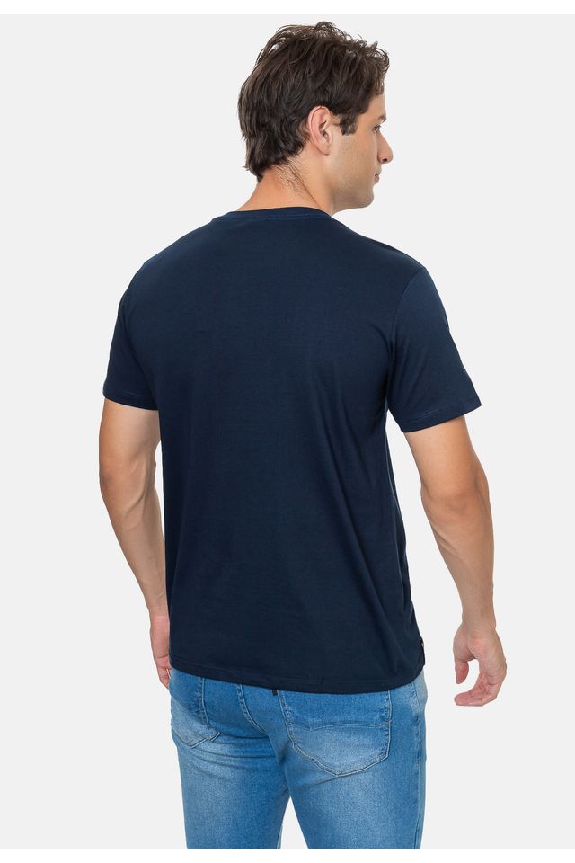 Camiseta-Ecko-Estampada-Azul-Marinho