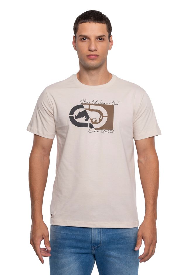 Camiseta-Ecko-Estampada-Areia Camiseta-Ecko-Estampada-Areia