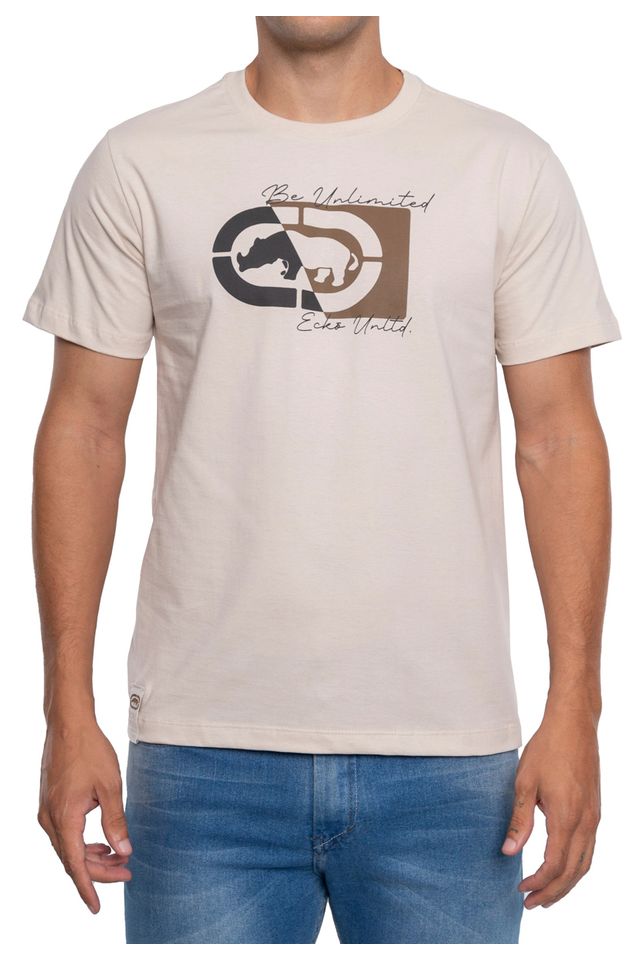 Camiseta-Ecko-Estampada-Areia