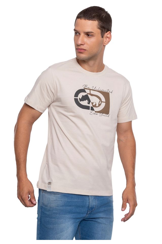 Camiseta-Ecko-Estampada-Areia