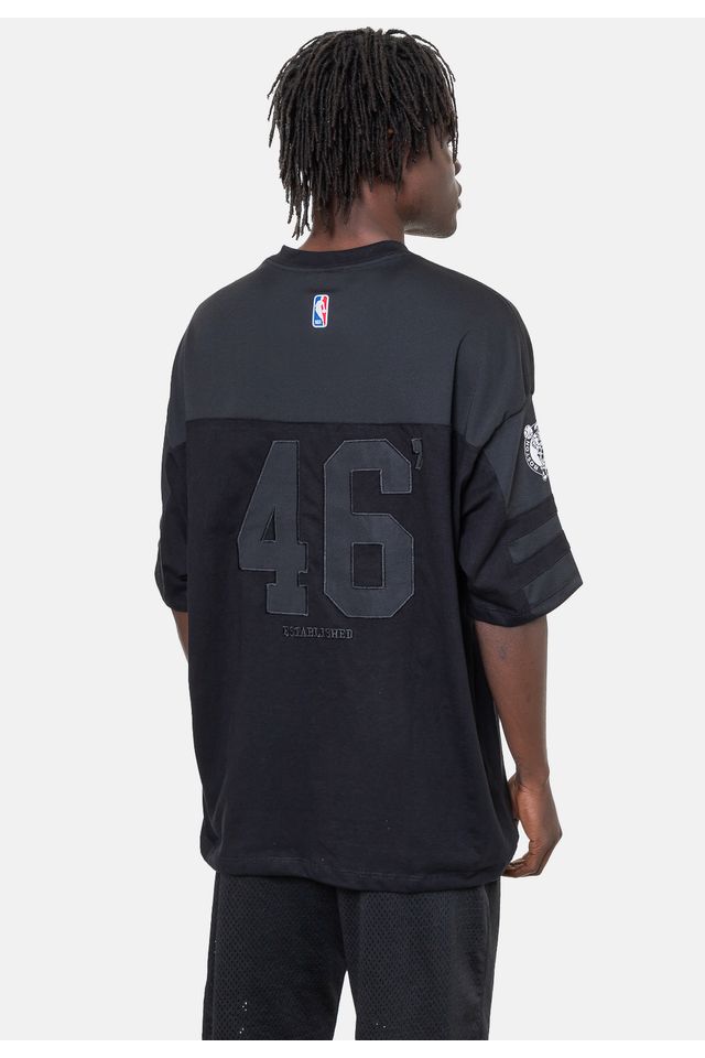 Camiseta-NBA-Oversize-Boston-Celtics-Preta
