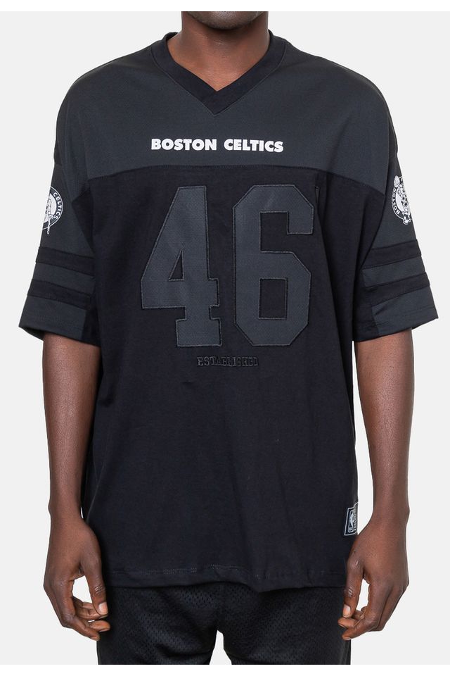 Camiseta-NBA-Oversize-Boston-Celtics-Preta