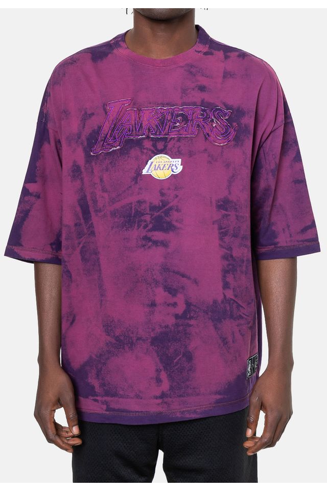 Camiseta-NBA-Oversize-Especial-Los-Angeles-Lakers-Roxa
