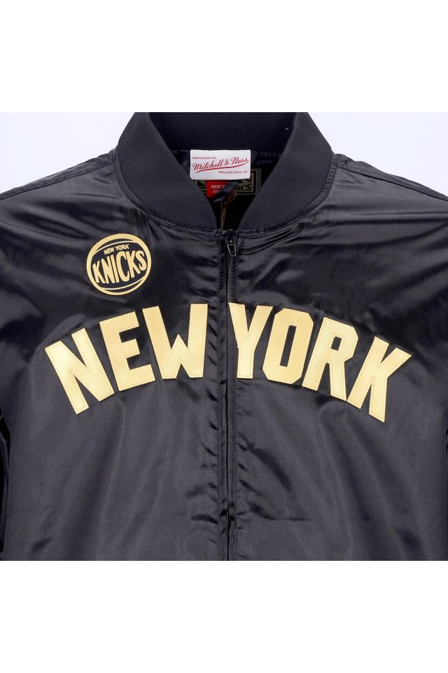 Jaqueta-Mitchell---Ness-Big-Face-4-0-Satin-New-York-Knicks-Preta