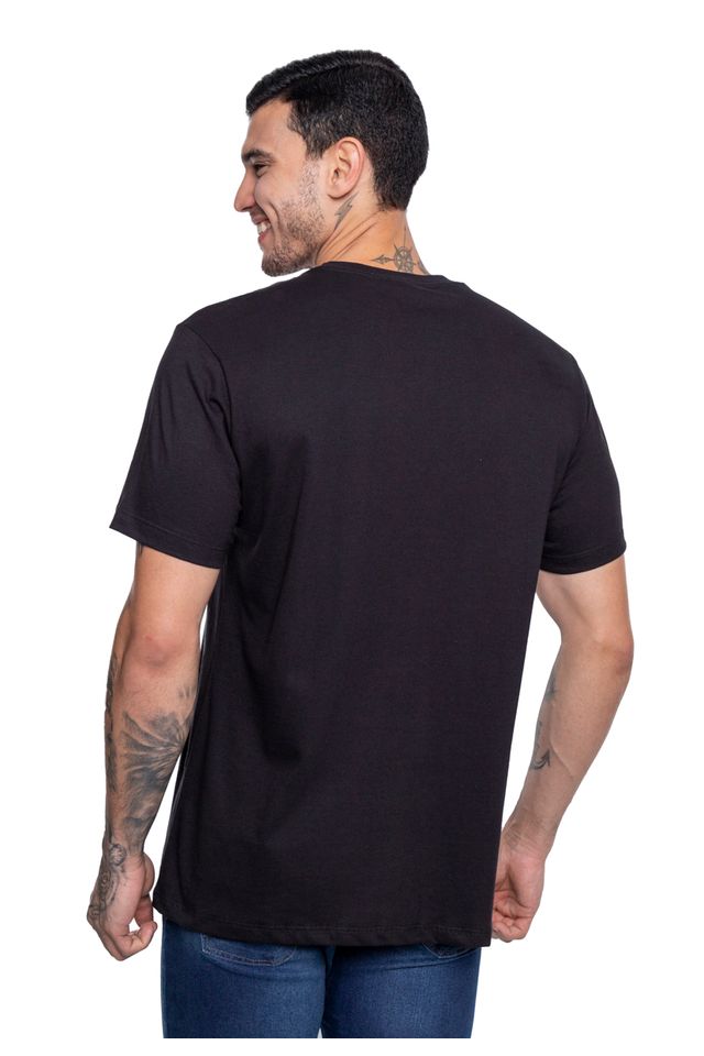 Camiseta-Ecko-Estampada-Preta