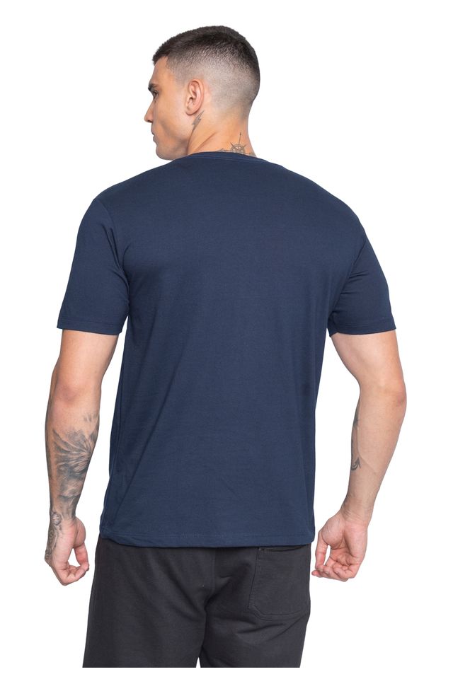 Camiseta-Ecko-Estampada-Azul-Marinho