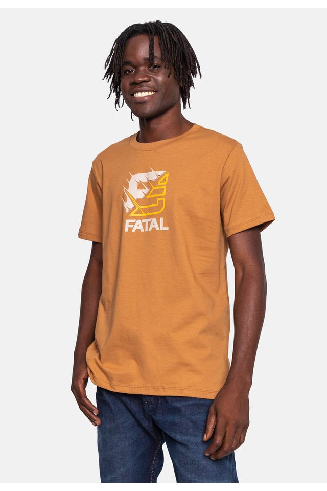 Camiseta-Fatal-Estampada-Marrom