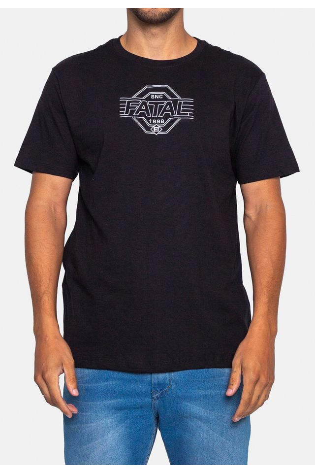 Camiseta-Fatal-Estampada-Preta