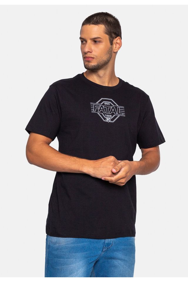 Camiseta-Fatal-Estampada-Preta