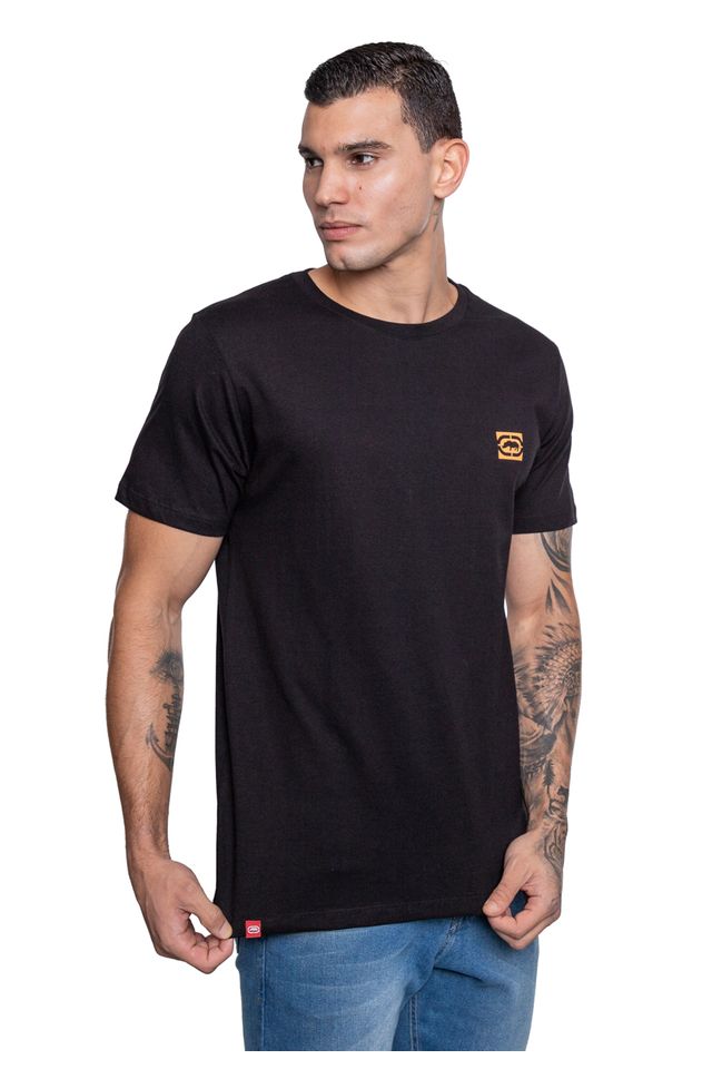 Camiseta-Ecko-Estampada-Preta