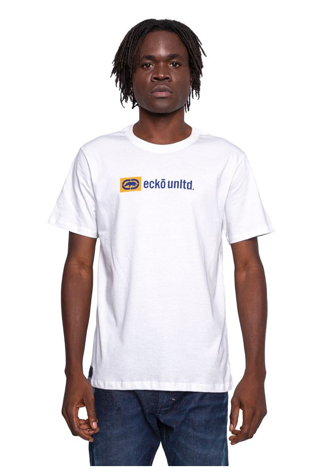 Camiseta-Ecko-Estampada-Branca Camiseta-Ecko-Estampada-Branca