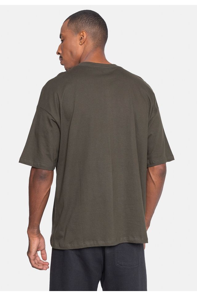 Camiseta-Ecko-Oversize-Verde