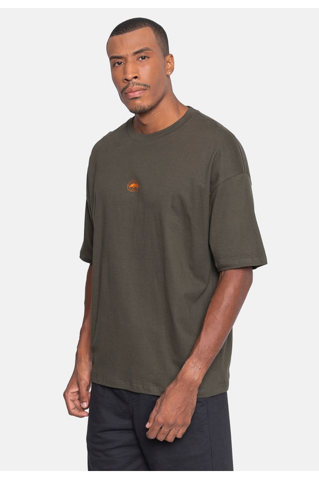 Camiseta-Ecko-Oversize-Verde