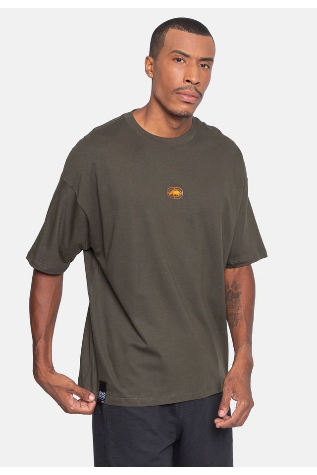 Camiseta-Ecko-Oversize-Verde