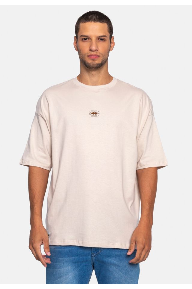 Camiseta-Ecko-Oversize-Areia