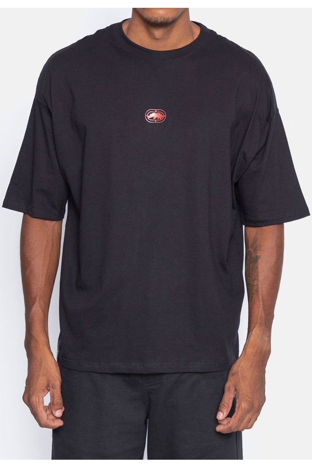 Camiseta-Ecko-Oversize-Preta