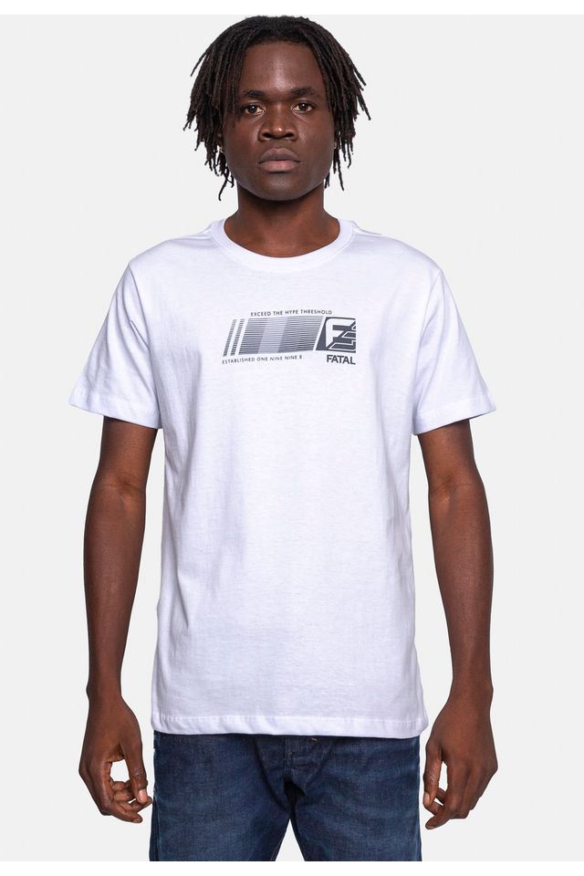 Camiseta-Fatal-Estampada-Branca Camiseta-Fatal-Estampada-Branca