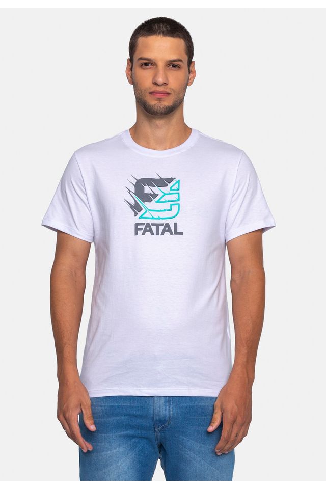 Camiseta-Fatal-Estampada-Branca Camiseta-Fatal-Estampada-Branca