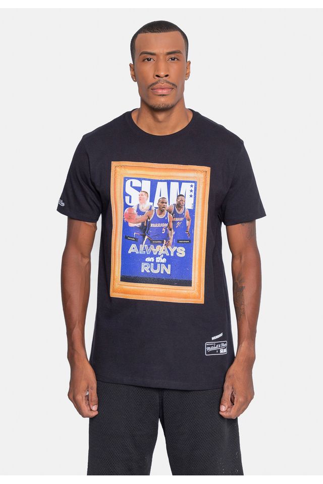 Camiseta-Mitchell---Ness-Especial-Golden-State-Warriors-Preta Camiseta-Mitchell---Ness-Especial-Golden-State-Warriors-Preta