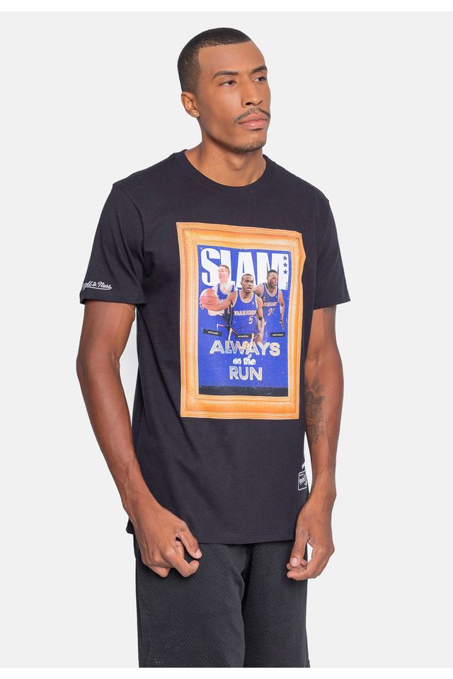 Camiseta-Mitchell---Ness-Especial-Golden-State-Warriors-Preta