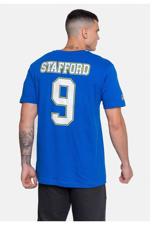 Camiseta-NFL-Estampada-Los-Angeles-Rams-Azul-Royal