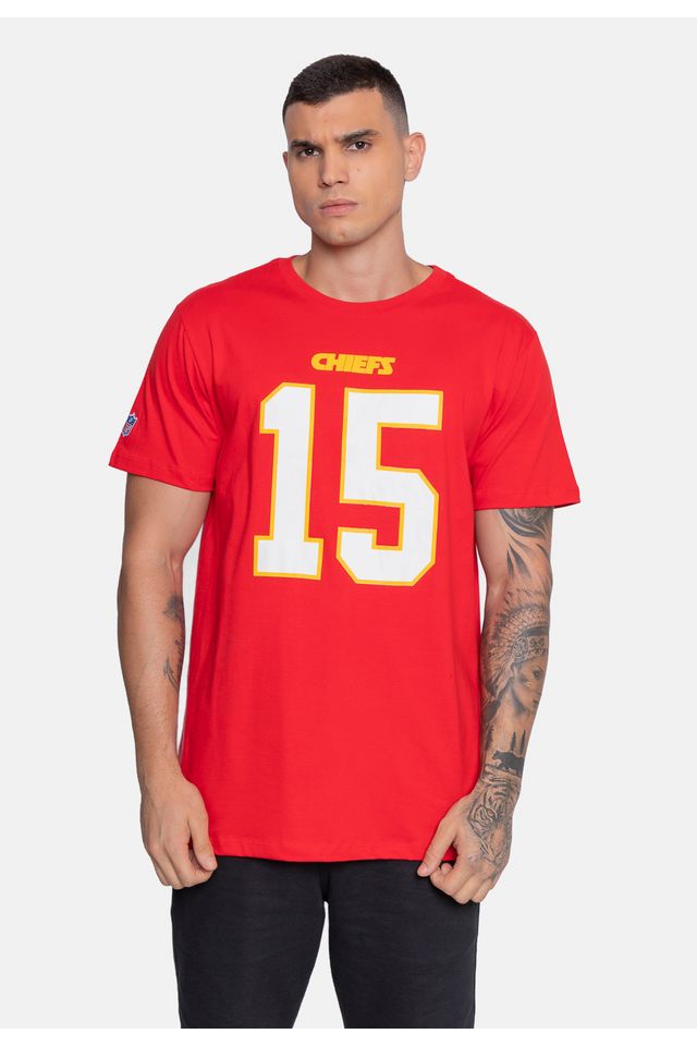 Camiseta-NFL-Estampada-Kansas-City-Chiefs-Vermelha