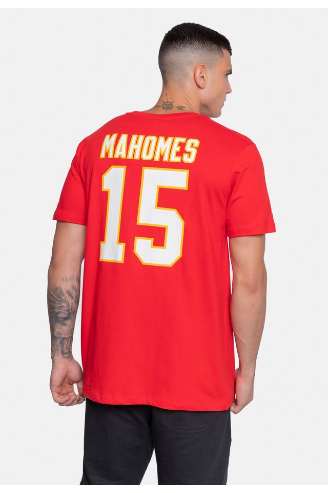 Camiseta-NFL-Estampada-Kansas-City-Chiefs-Vermelha
