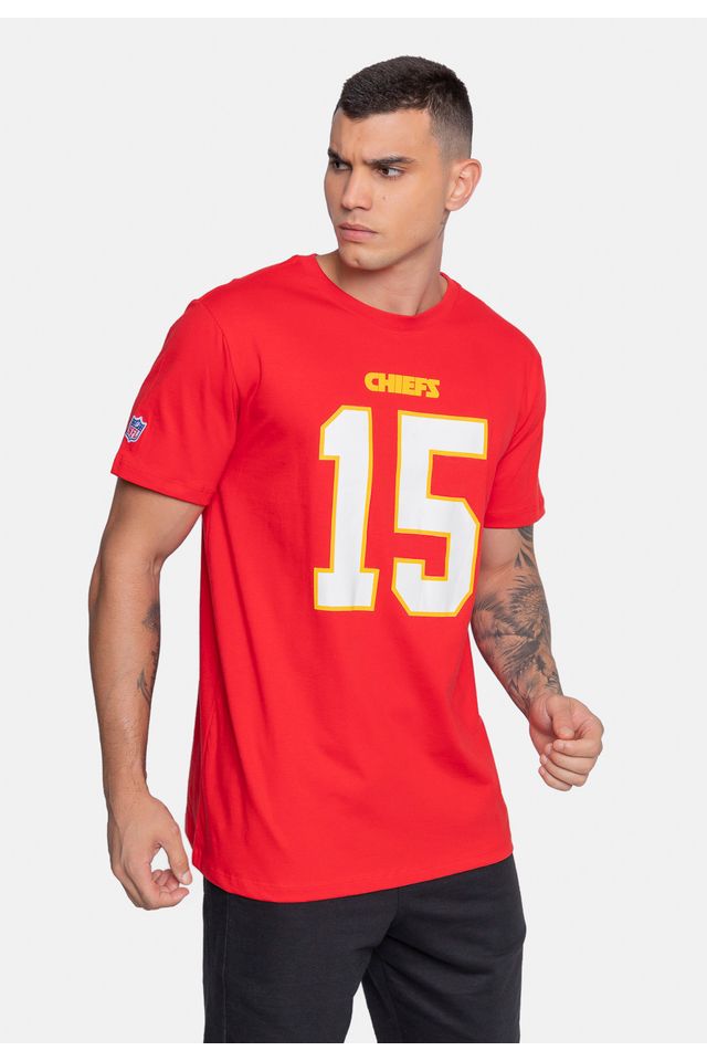 Camiseta-NFL-Estampada-Kansas-City-Chiefs-Vermelha