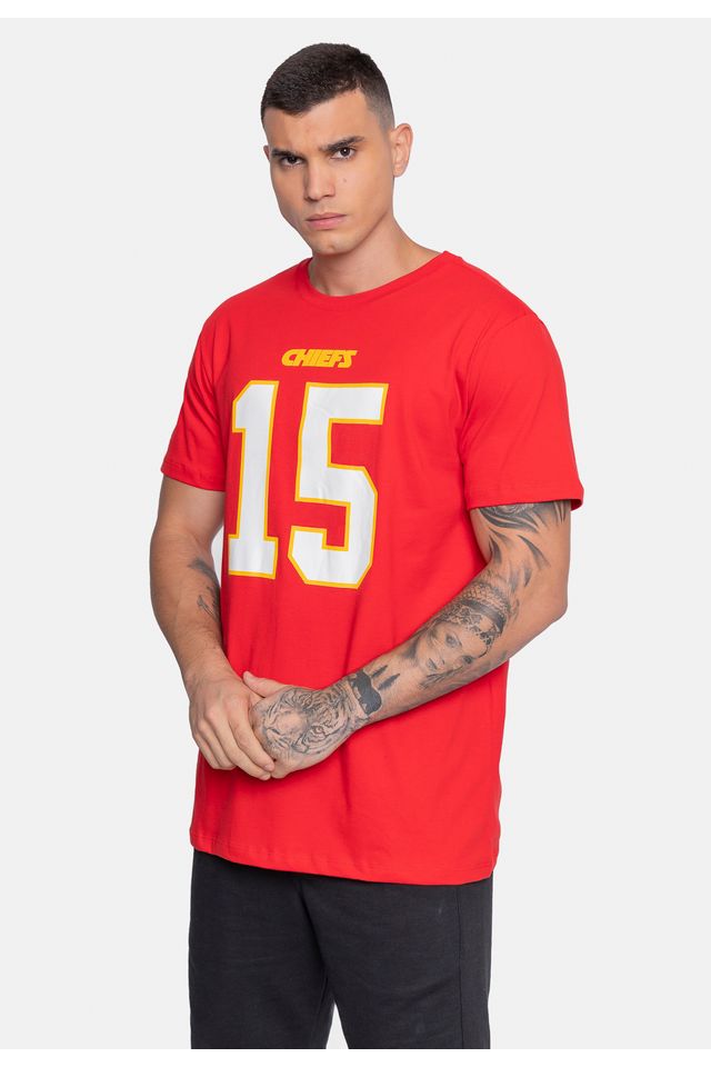 Camiseta-NFL-Estampada-Kansas-City-Chiefs-Vermelha