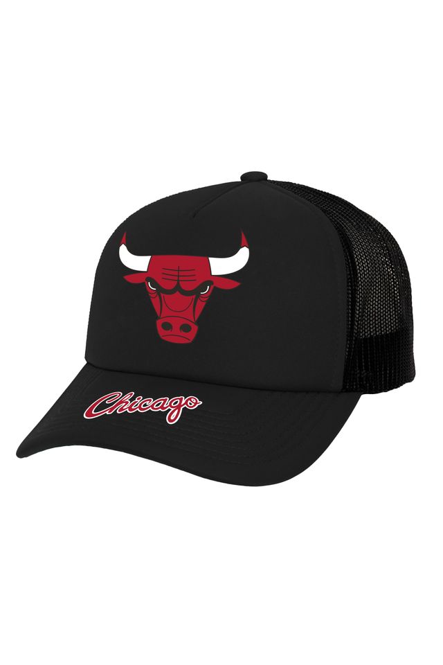 Bone-Mitchell---Ness-NBA-Trucker-HWC-Chicago-Bulls-Preto Bone-Mitchell---Ness-NBA-Trucker-HWC-Chicago-Bulls-Preto