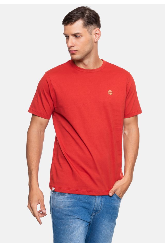 Camiseta-HD-Masculina-Cortica-Vermelha-Tijolo