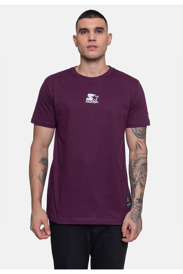 Camiseta-Starter-Estampada-Roxa